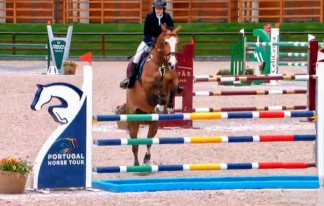Margarida Lopes conseguiu o 2.º lugar no CSI 2** em Arouca