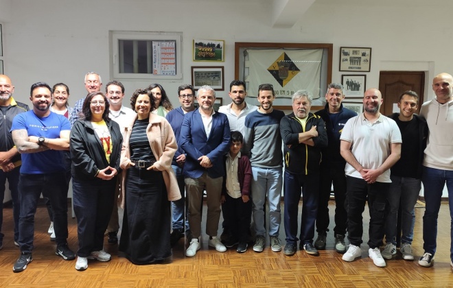 Fábio Faustino foi ontem à noite eleito presidente do Vasco da Gama de Sines