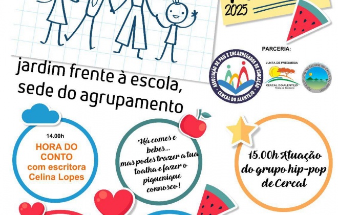 Escola de Cercal do Alentejo assinala o Dia da Família neste domingo dia 25 de maio