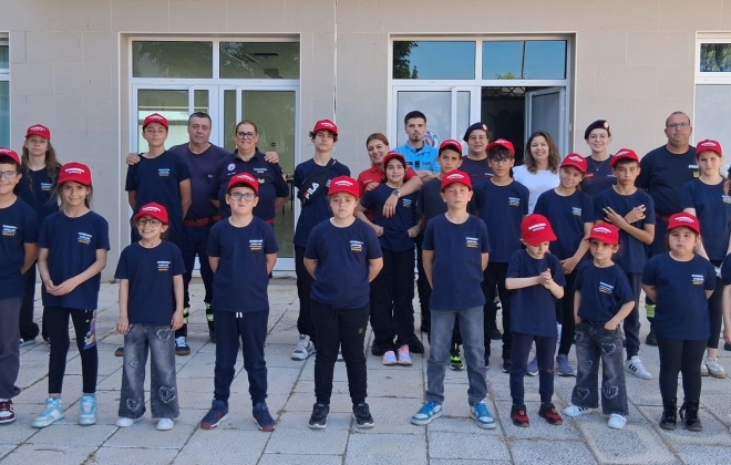 Escola de Infantes e Cadetes dos Bombeiros de Alvalade visitaram o Comando Sub-Regional do Alentejo Litoral