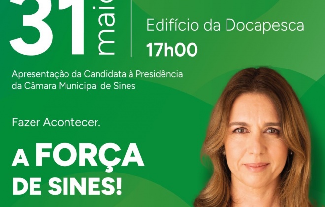 Partido Socialista apresenta neste sábado Filipa Faria como candidata à presidência da Câmara de Sines