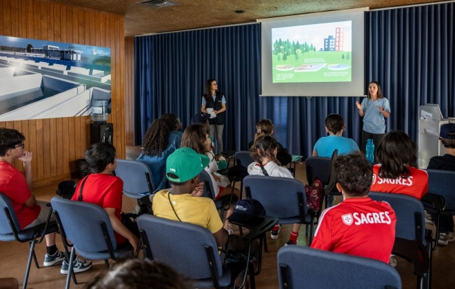 Águas de Santo André celebra o Dia Mundial do Ambiente na ETA de Morgavel