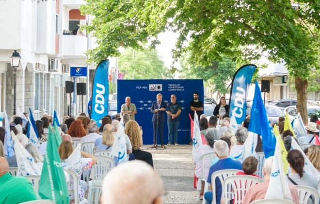 CDU apresentou Álvaro Beijinha como candidato à presidência da Câmara Municipal de Sines (com áudio)