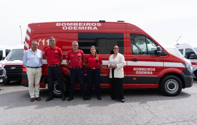 Bombeiros de Odemira contam com uma nova ambulância de socorro