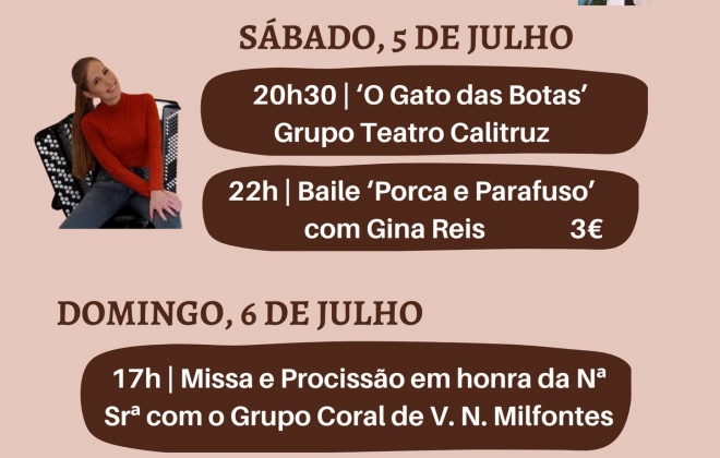 Aldeia de Troviscais está em festa nos dias 5 e 6 de julho