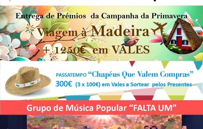 Associação do Comercio Local de Sines entrega os prémios da Campanha da Primavera neste sábado a partir das 17 horas (com áudio)