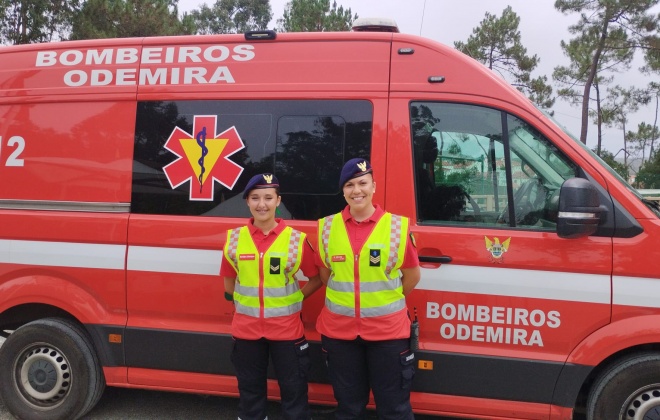Bombeiros de Odemira garantem prevenção na FACECO 2025