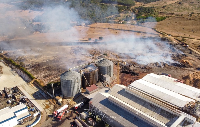 Incêndio em Cercal do Alentejo já está em resolução