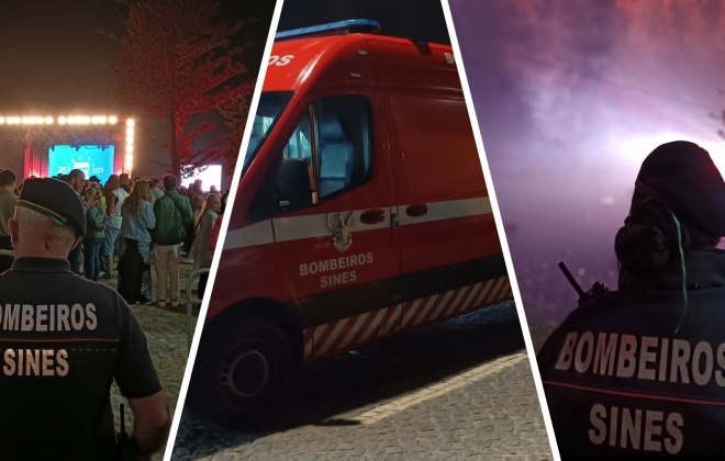 Bombeiros de Sines garantiram prevenção no Festival Músicas do Mundo de Sines