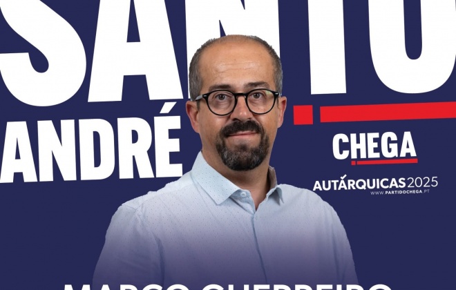Marco Guerreiro é o candidato do CHEGA à Junta de Freguesia de Santo André