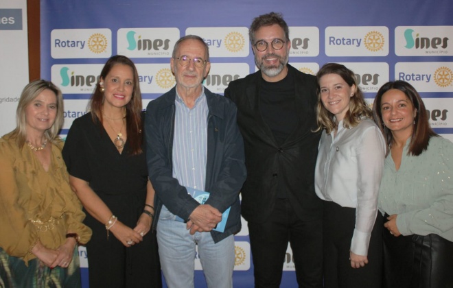 Pedro Chagas Freitas participou em atividade do Rotary Club de Sines