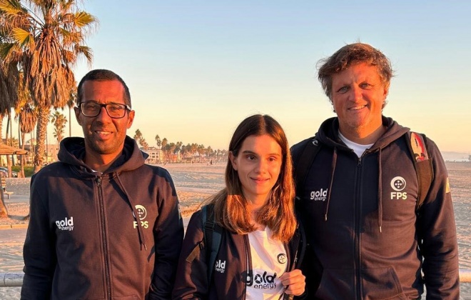 Camilo Abdula presente no World Para Surfing Championship 2025