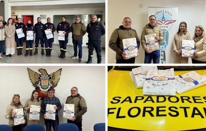 Rotary Club de Sines e Padaria de Porto Côvo ofereceram Bolos-Reis a diversas instituições