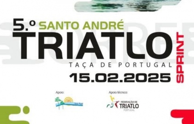 5.ª edição do “Triatlo em Santo André” realiza-se no dia 15 de fevereiro