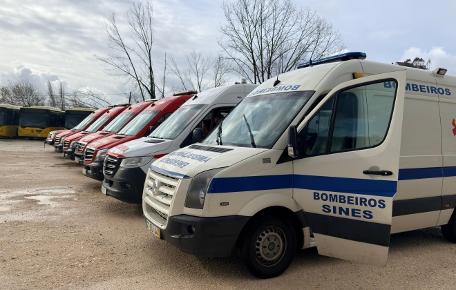 Bombeiros de Sines apoiam populações em Leiria