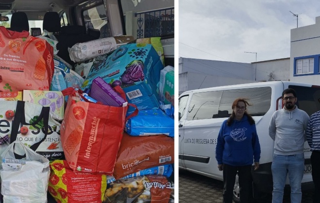 Produtos recolhidos no Litoral Alentejano já estão a chegar a Alcácer do Sal