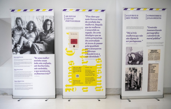 Exposição Mulheres e Resistência – Novas Cartas Portuguesas e Outras Lutas está patente até 31 de março