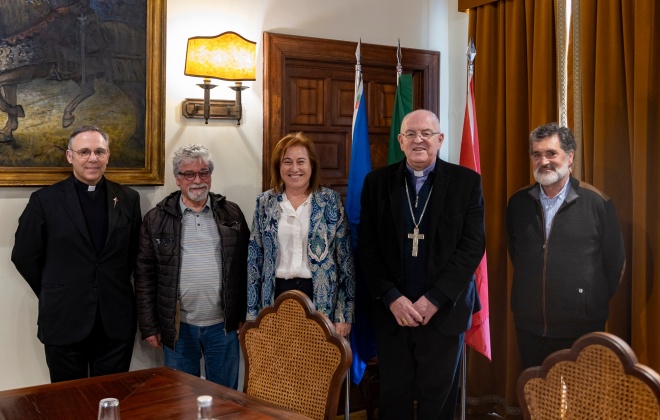 Arcebispo de Évora apresentou cumprimentos na Câmara Municipal de Alcácer do Sal