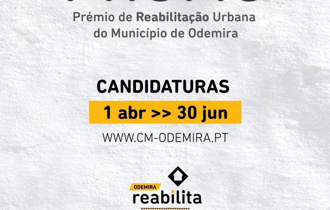 Câmara de Odemira promove Prémio de Reabilitação Urbana