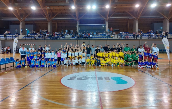 Pavilhão Multiusos de Sines recebeu o 12.º encontro JOGA + dedicado ao futsal