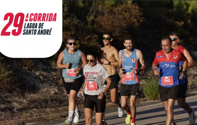 Inscrições abertas para a 29.ª Corrida da Lagoa de Santo André (com áudio)