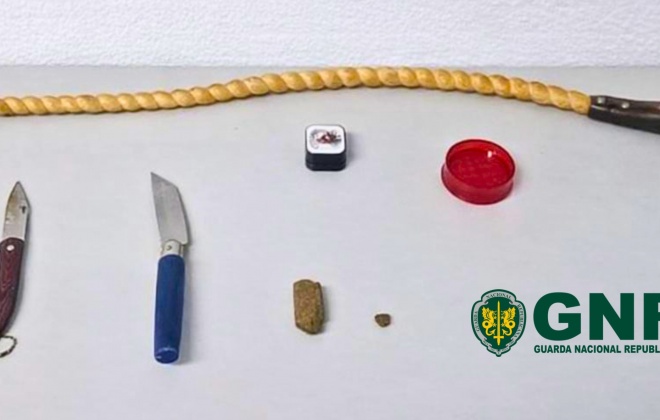 GNR de Santo André deteve um homem por posse de arma proibida e tráfico de droga
