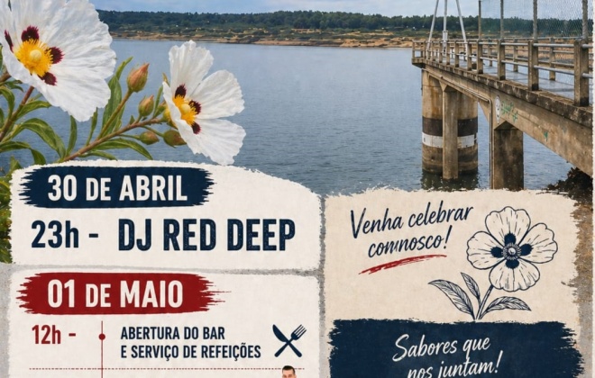 Bombeiros de Cercal do Alentejo comemoram o 1.º de Maio na Barragem de Campilhas