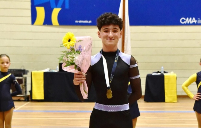 Martim Pereira sagrou-se bicampeão distrital na especialidade de Solo Dance