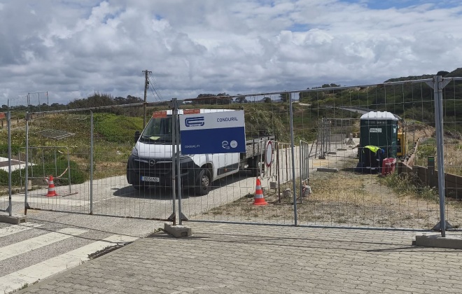 Conduril já iniciou a obra de reconstrução da ponte do Caminho Municipal 1109 em São Torpes