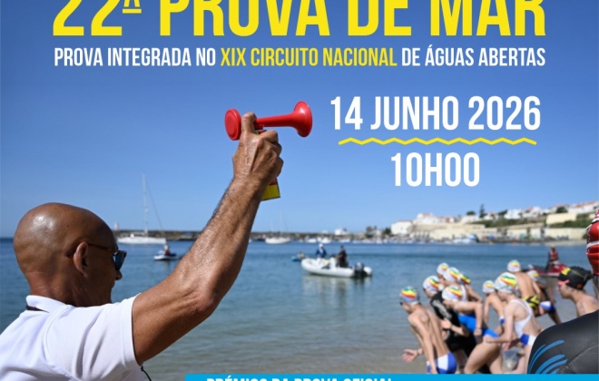 Prova de Mar Baía de Sines realiza-se a 14 de junho 2026