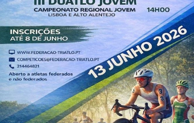 3.º Duatlo de Santo André realiza-se no dia 13 de junho
