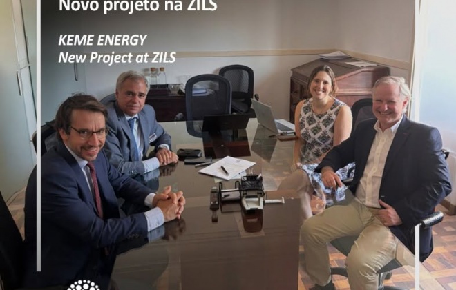 Aicep Global Parques e a KEME ENERGY assinaram um contrato para a criação de um novo polo de energia verde em Sines