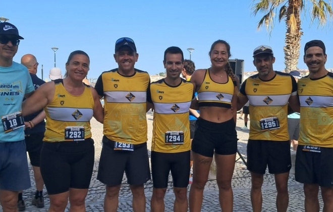 Vasco da Gama de Sines esteve presente na VIII Corrida do Porto de Sines