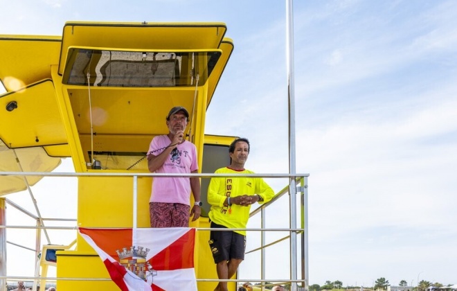 Praia de São Torpes conta com uma Torre de Vigia destinada aos nadadores salvadores