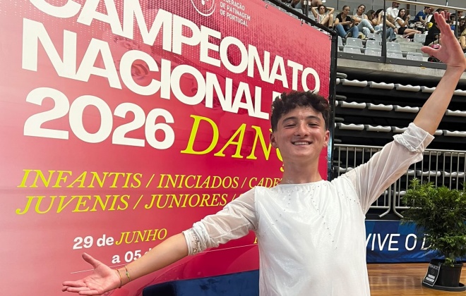 Martim Pereira alcança um honroso 6.º lugar no Campeonato Nacional de Solo Dance