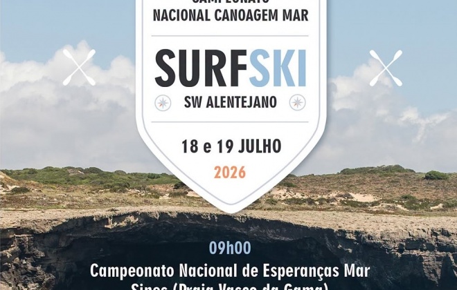 Sines recebe Campeonato Nacional de Canoagem de Mar nos dias 18 e 19 de julho