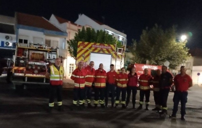 Bombeiros de Cercal do Alentejo garantem prevenção no Festival da Patanisca