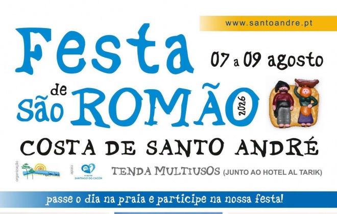 Costa de Santo André recebe a tradicional Festa de São Romão com música, folclore e o habitual banho de mar (com áudio)