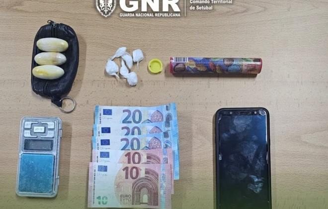 Homem de 52 anos foi detido em Sines por tráfico de droga