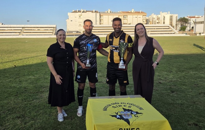 Vasco da Gama de Sines vence Praia de Milfontes por 2-0 e conquista Troféu AP Sines (com áudio)