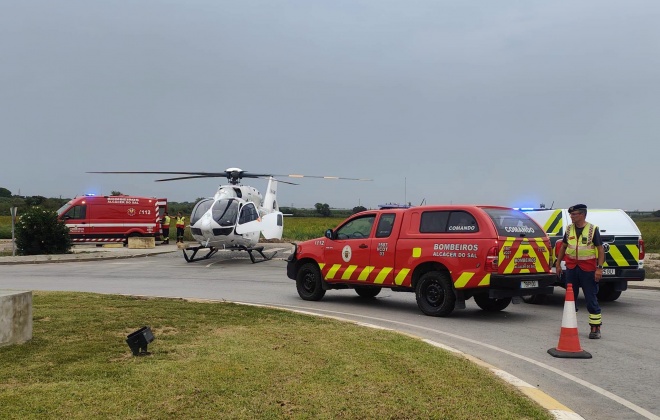 Homem de 49 anos sofre ferimentos graves após soterramento em Alcácer do Sal